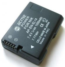 Аккумулятор (батарейный блок) для фотокамеры Acmepower AP-EN-EL14 1050mAh 7.4V Li-Ion