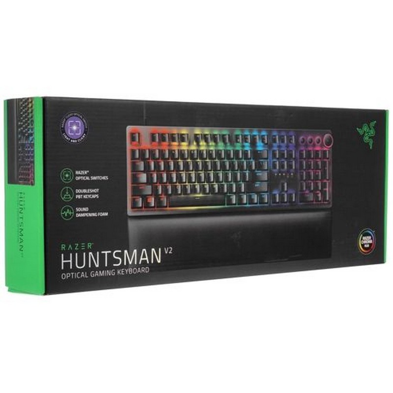 Клавиатура проводная Razer Huntsman V2 [rz03-03931300-r3r1] черный