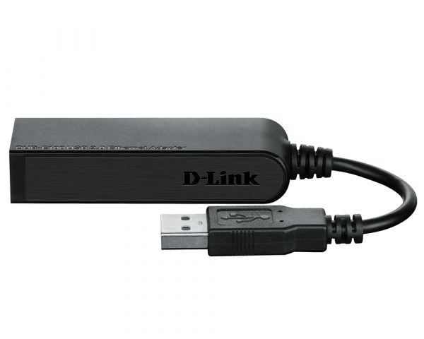 Сетевой адаптер D-link DUB-E100/B/D1A сетевая карта USB 2.0, черный